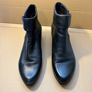 Regarde Le Ceil‎ Stephany 03 Women's 39 Black Leather Ankle Boots Side Zip